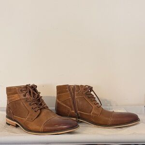 Steve Madden Tan Leather Men's Boots